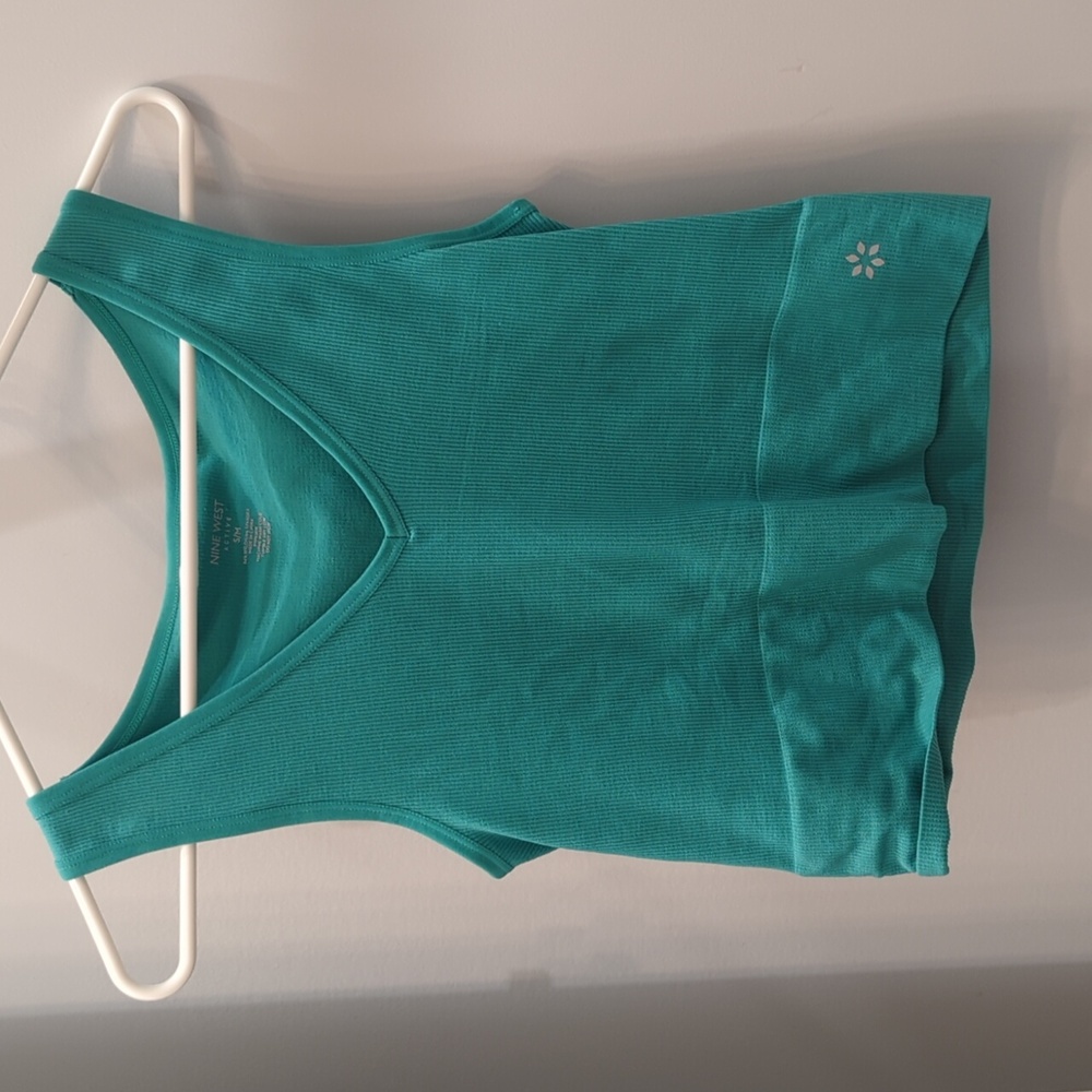 Nine west tank top teal